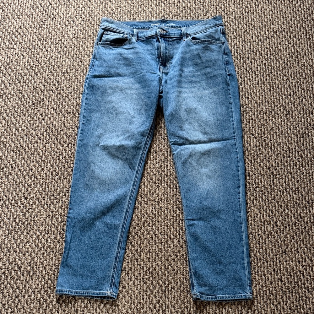 Old Navy women’s mid rise wow boyfriend jeans